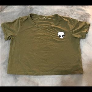 Alien crop top